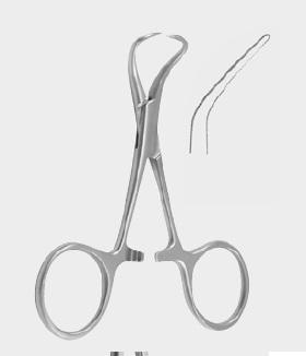 Затискач БАКХАУСА (BACKHAUS) для операційної білизни, 15,0 см (cm). Бренд: Zepf (Зепф).